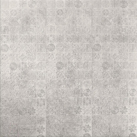 Ornament Beton Mandala Grau