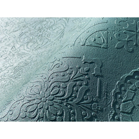 Ornament Beton Mandala Grau