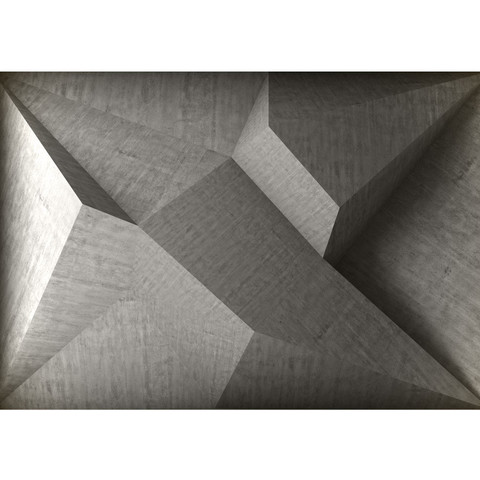 Fototapete Steinoptik Beton Mauer Beton Betonoptik...