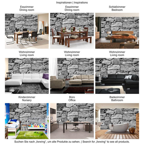 Fototapete Steinmauer Steine Stein Steinoptik 3D� no. 8
