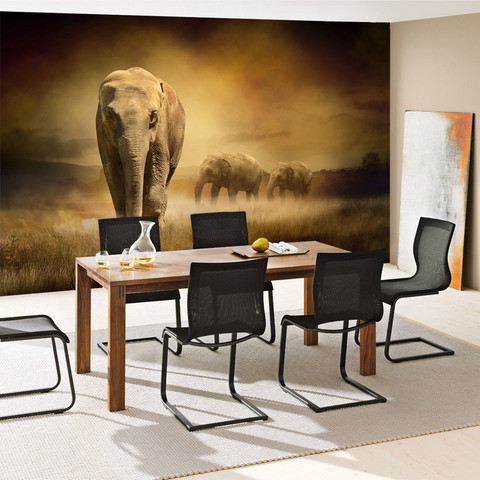 Fototapete Afrika Savanne Elefant Elefanten Gras Landschaft� no. 11