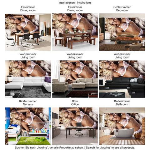 Vlies Fototapete no. 12 | Erotic Arts no.1 Erotik Tapete Sexy Frau Akt Erotik Girl Dessous Woman braun