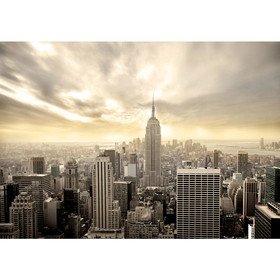 Fototapete New York USA Skyline Sephia Empire State...