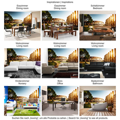 Fototapete Rom Kolosseum Italien Landschaft Architektur� no. 52