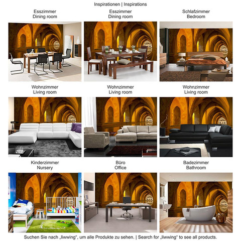 Fototapete Arkaden 3D Perspektive Gew�lbe Bad Wasser Reflexion� no. 63