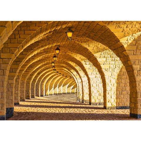 Vlies Fototapete no. 66 | Arched Stone Colonnades...