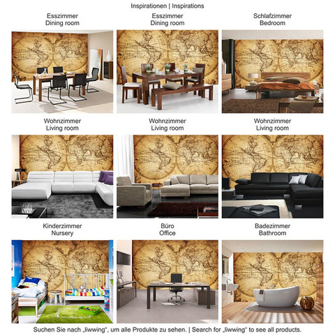 Fototapete Weltkarte Atlas Vintage Atlas alte Karte alter Altas� no. 76