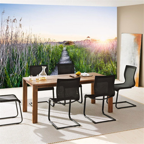 Fototapete Sonnenaufgang Meer Strand Dnen Rosa Pastell Pink no. 80