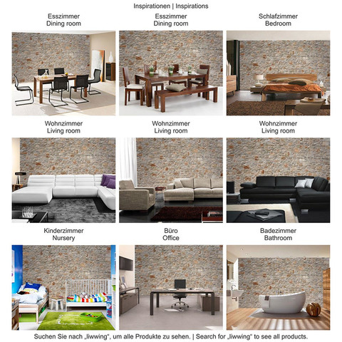 Fototapete Stein Steinoptik Stein Wall Effekt alte Mauer� no. 82