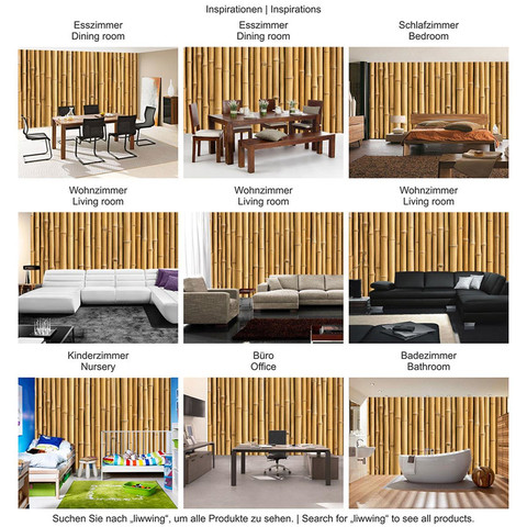 Fototapete Bambus Wald Dschungel Garten Natur tropisch Bume no. 83