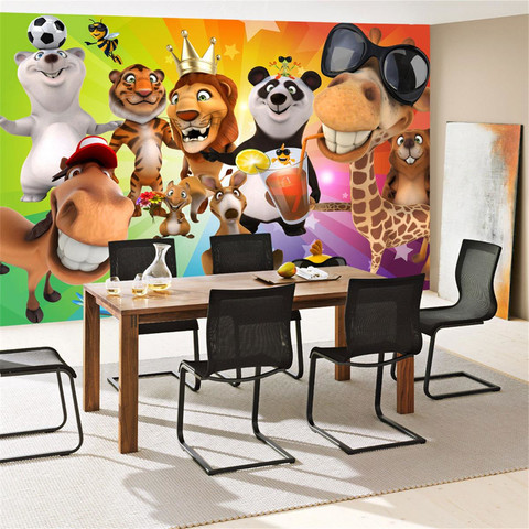 Fototapete Kinderzimmer Zoo Tiere Safari Comic Party Dschungel� no. 88