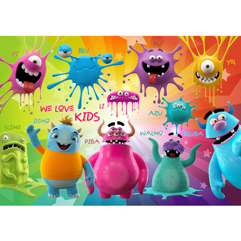 Fototapete Kinderzimmer Comic Party Knuddel Monster� no. 92