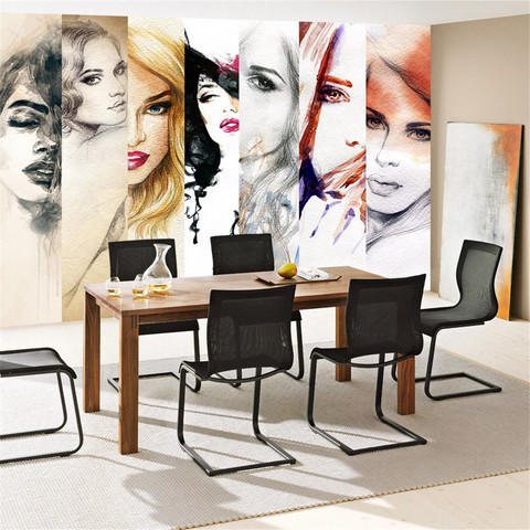 Fototapete Frauen Woman Zeichnung Gesichter Sch�n Beauty� no. 116