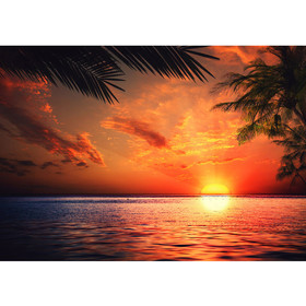 Fototapete Sonnenaufgang Meer Strand Beach...