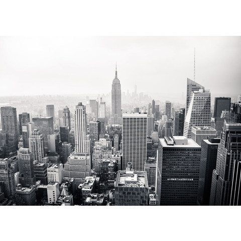 Vlies Fototapete no. 118 | Manhattan Skyline no. 2 USA Tapete New York City Amerika Empire State Building schwarz - wei