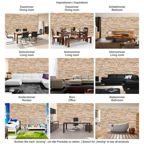 Fototapete Stein Steinoptik Stein Steine Wall no. 142