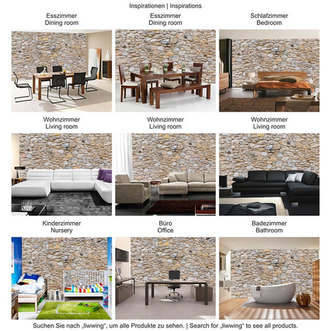 Fototapete Stein Steinoptik Steine Mauer Steintapete� no. 149