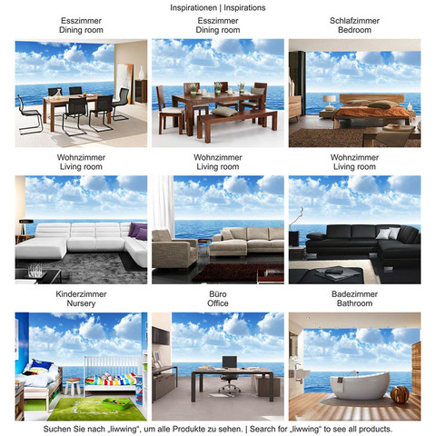 Fototapete Ozean Meer Wasser See Welle Sturm Blau T�rkis� no. 152