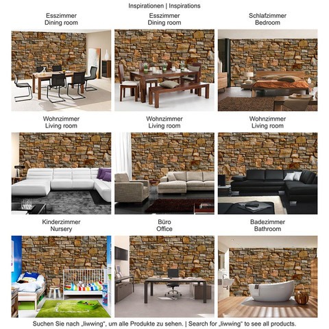 Fototapete Stein Steinoptik Steine Mauer Steintapete� no. 155