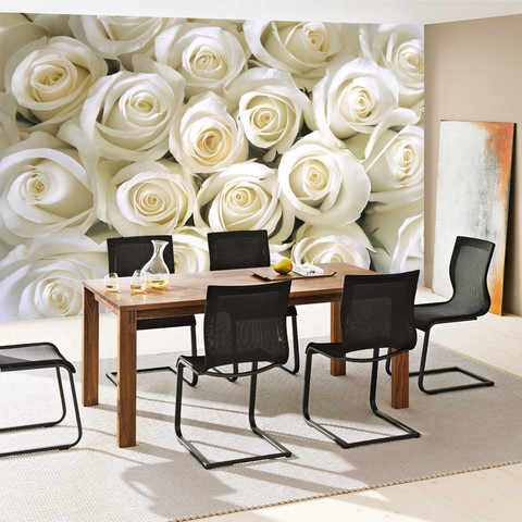 Fototapete Blumen Rose Bl�ten Natur Liebe Love Bl�te Weiߠ no. 184