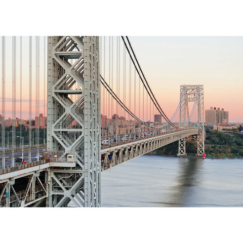 Vlies Fototapete no. 187 | New York Tapete Skyline Brcke...