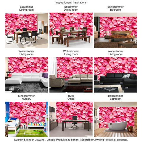 Fototapete Bl�ten Liebe Love Rot Natur� no. 188