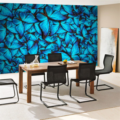 Fototapete Schmetterlinge Tiere Natur Blau no. 192