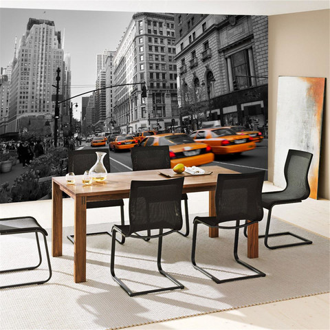 Fototapete Manhattan Skyline Taxis City Stadt no. 194