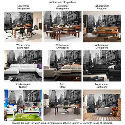 Fototapete Manhattan Skyline Taxis City Stadt no. 194