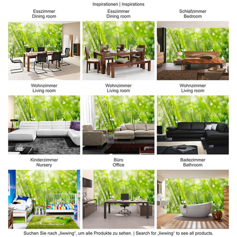 Fototapete Gras Halm Gr�n Wiese Sonne Natur� no. 199