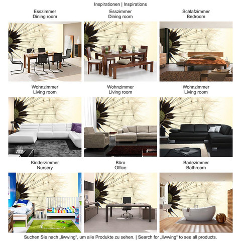 Fototapete Pusteblume Lwenzahn Natur Beige no. 204