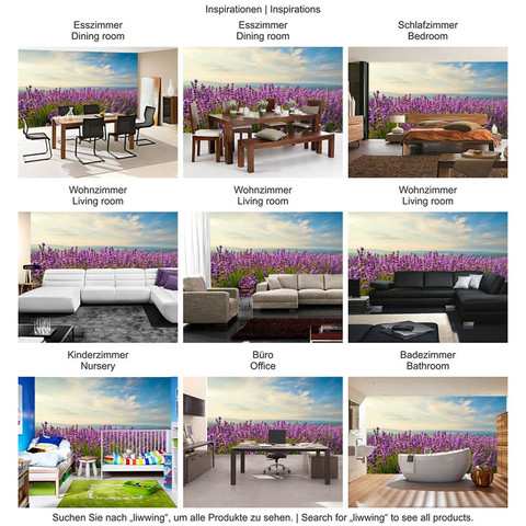 Fototapete Natur Feld Himmel Wolken Gr�n Idyll� no. 205