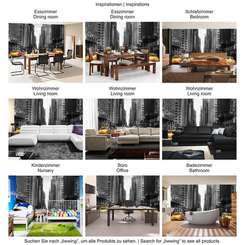 Fototapete Manhattan Skyline Taxis City Stadt Skyscapers� no. 210