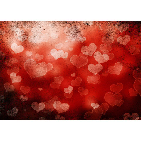 Fototapete Abstrakt Herz Liebe Romantisch Rot� no. 212