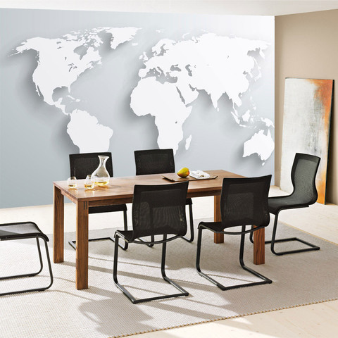 Fototapete Weltkarte Atlas Kontinente 3D Optik� no. 215