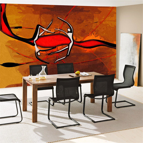 Fototapete Ornamnete Abstrakt Rot Braun Hindergrund� no. 217