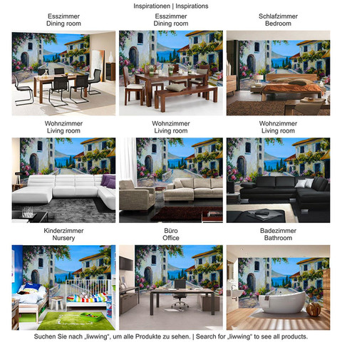 Fototapete Steinweg Portr�t Stadt Romantisch� no. 225