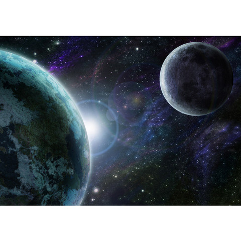 Fototapete Weltraum Erde Mond Weltall no. 229