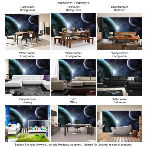 Fototapete Weltraum Erde Mond Weltall� no. 229