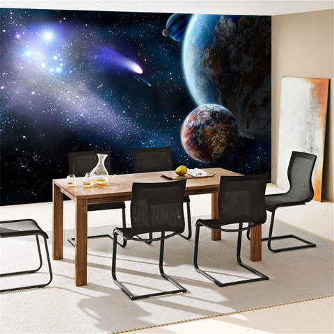 Fototapete Erde Weltraum Planet Meteoriten Blau� no. 232