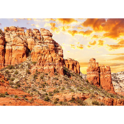 Vlies Fototapete no. 235 | Gebirge Tapete Gebirge Steppe...