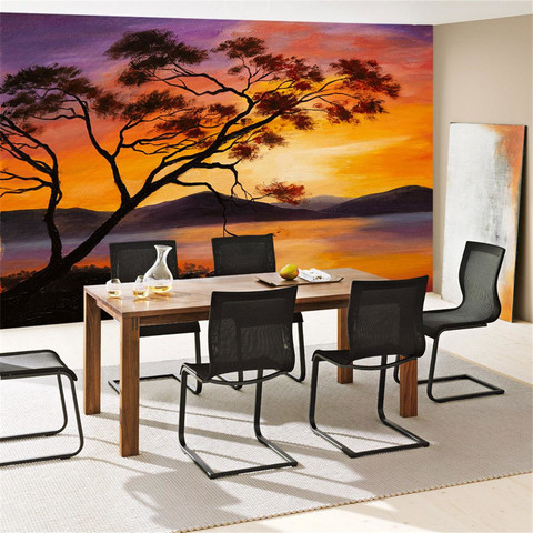 Fototapete Sonnenuntergang Baum Natur Romantisch Urlaub� no. 241