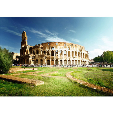 Vlies Fototapete no. 249 | Rom Tapete Rom Kolosseum Italien Landschaft Architektur beige