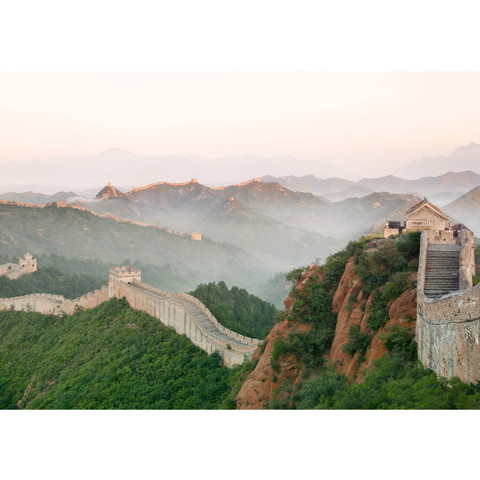 Fototapete China Mauer Steine Natur Ausblick no. 251