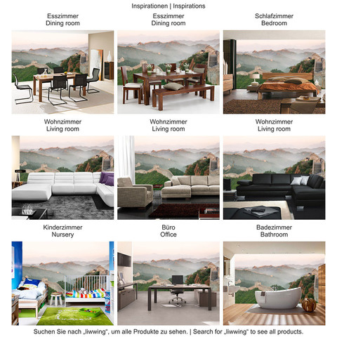 Fototapete China Mauer Steine Natur Ausblick� no. 251