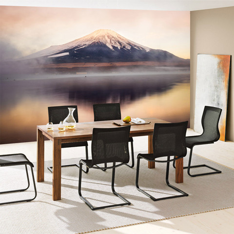 Fototapete Gebirge Himmel Wolken Sonne Wasser� no. 262