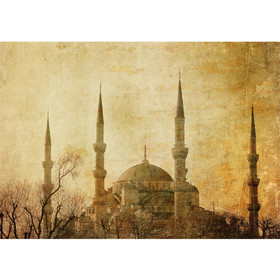Fototapete Istanbul Moschee Abstrakt Beige  no. 267