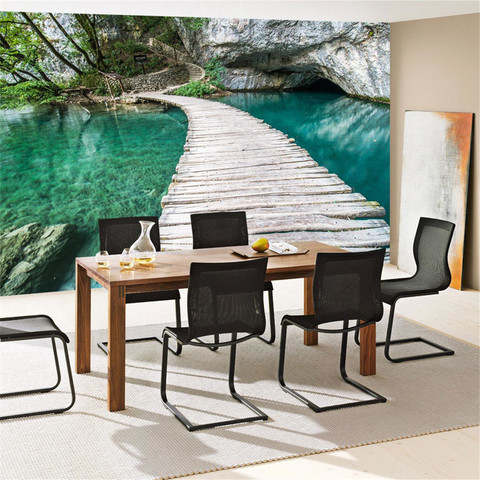 Fototapete Natur Wasser Holzweg Romantisch� no. 268