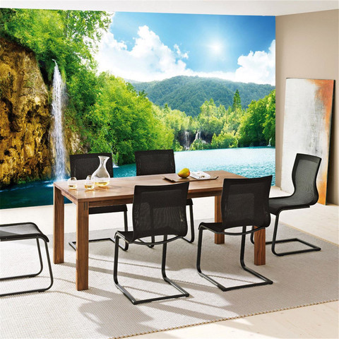 Fototapete Wasserfall B�ume Meer Wasser Himmel Sommer Urlaub� no. 377