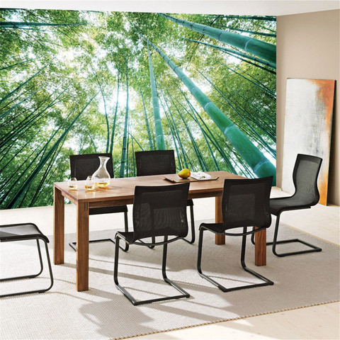 Fototapete Wald B�ume Himmel Bambus Natur gr�n� no. 410